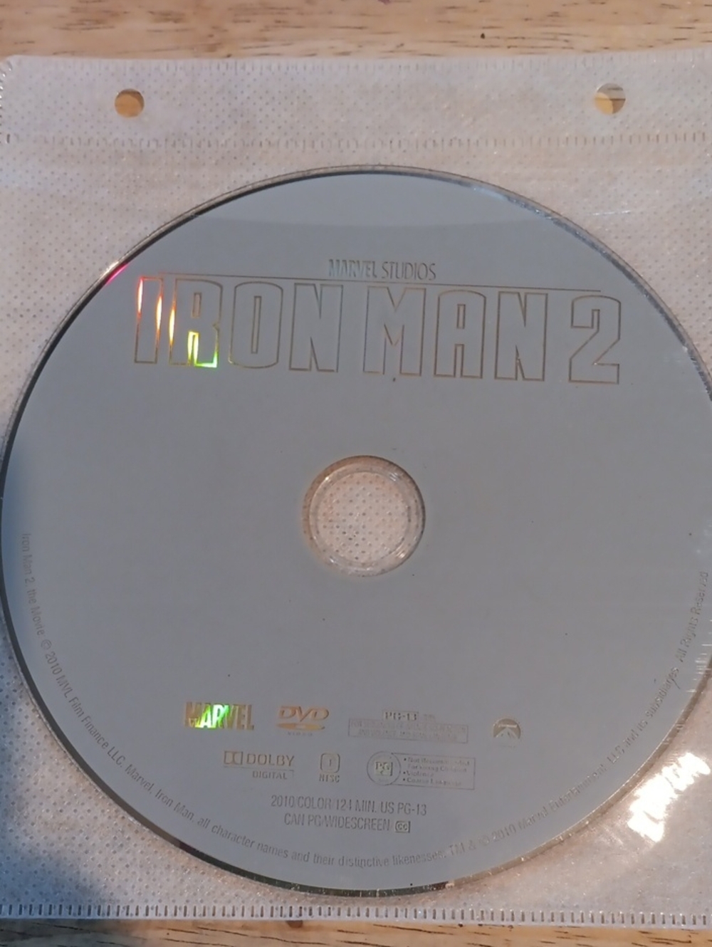 Iron Man 2 DVD *NO CASE*
